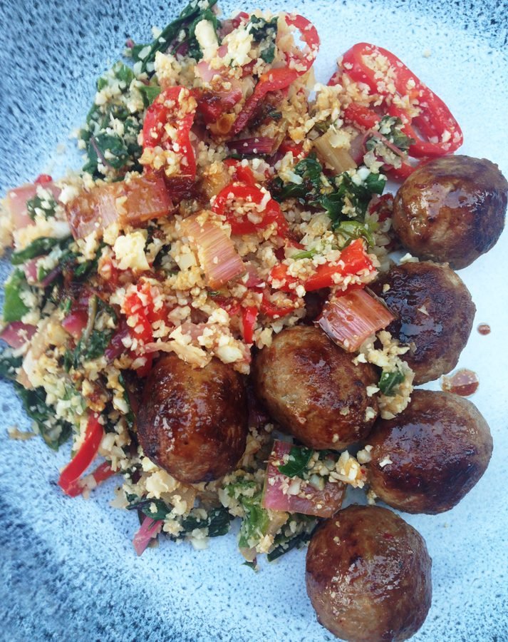 Asian pork meatballs