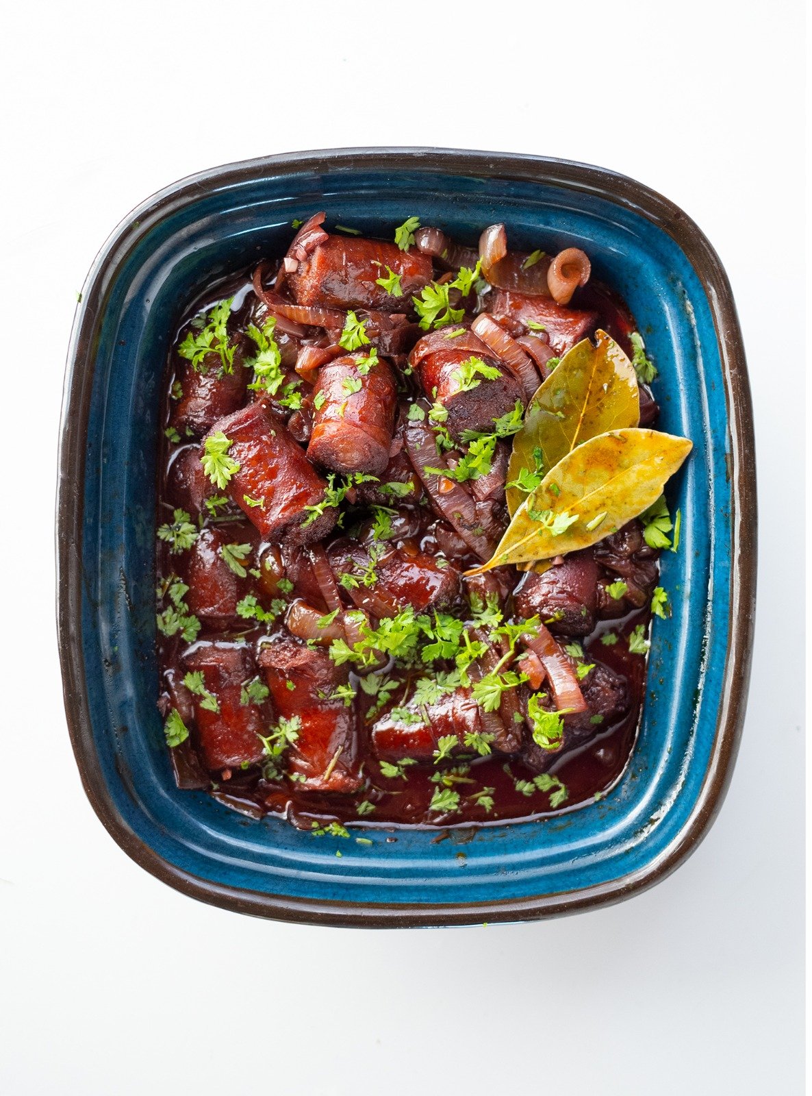 Chorizo in red wine