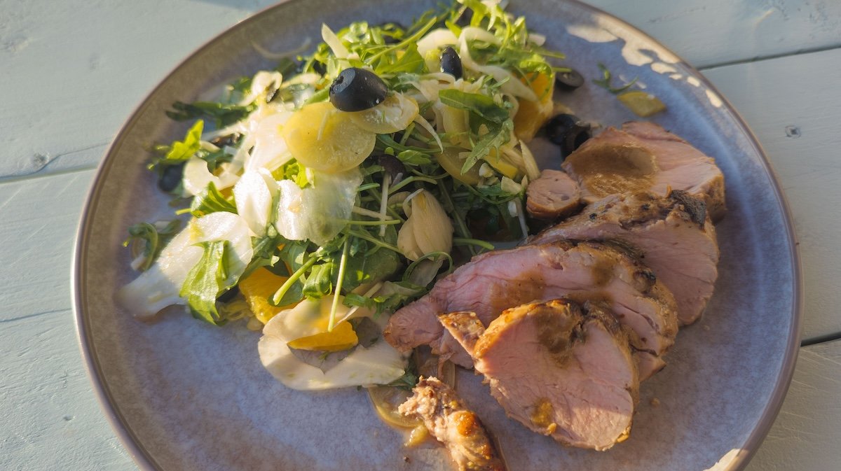 Pork Loin & Citrus Fennel Salad