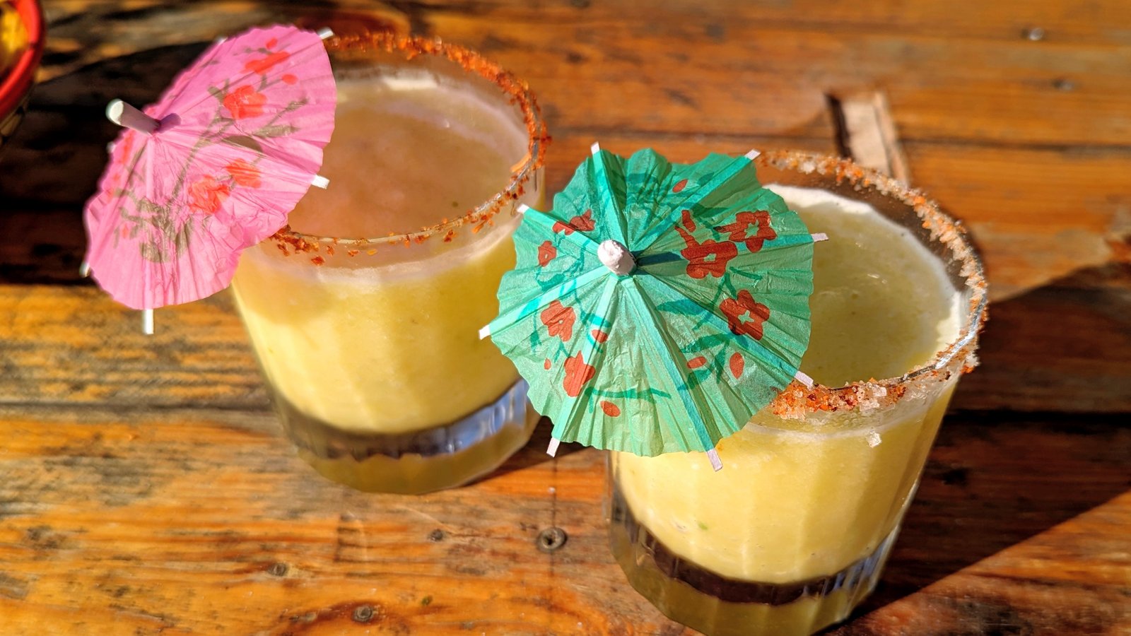 Spicy Frozen Pineapple Margarita